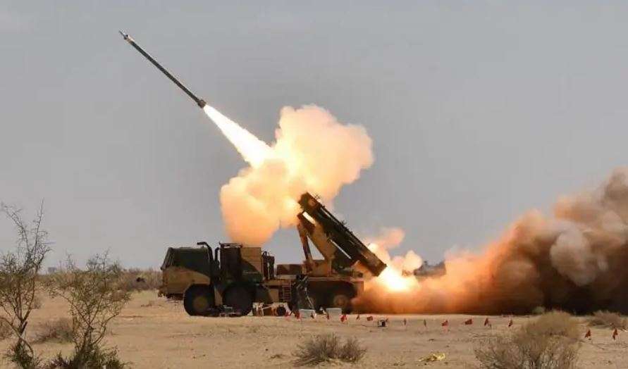 Defence Research and Defence Organisation had successfully test fired the indigenously developed Pinaka guided rocket system in March, 2019 (in picture).
&nbsp;