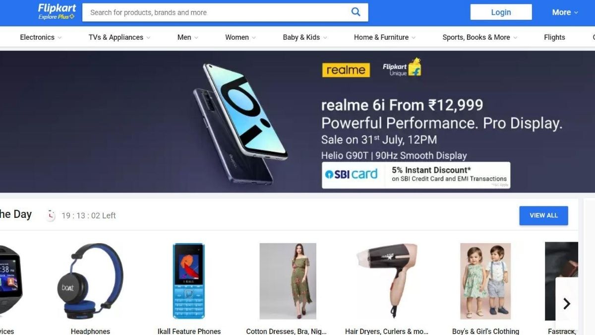 Flipkart Launches Hyperlocal Service For Quick Delivery Know What It   Flipkart Website 1595935120 