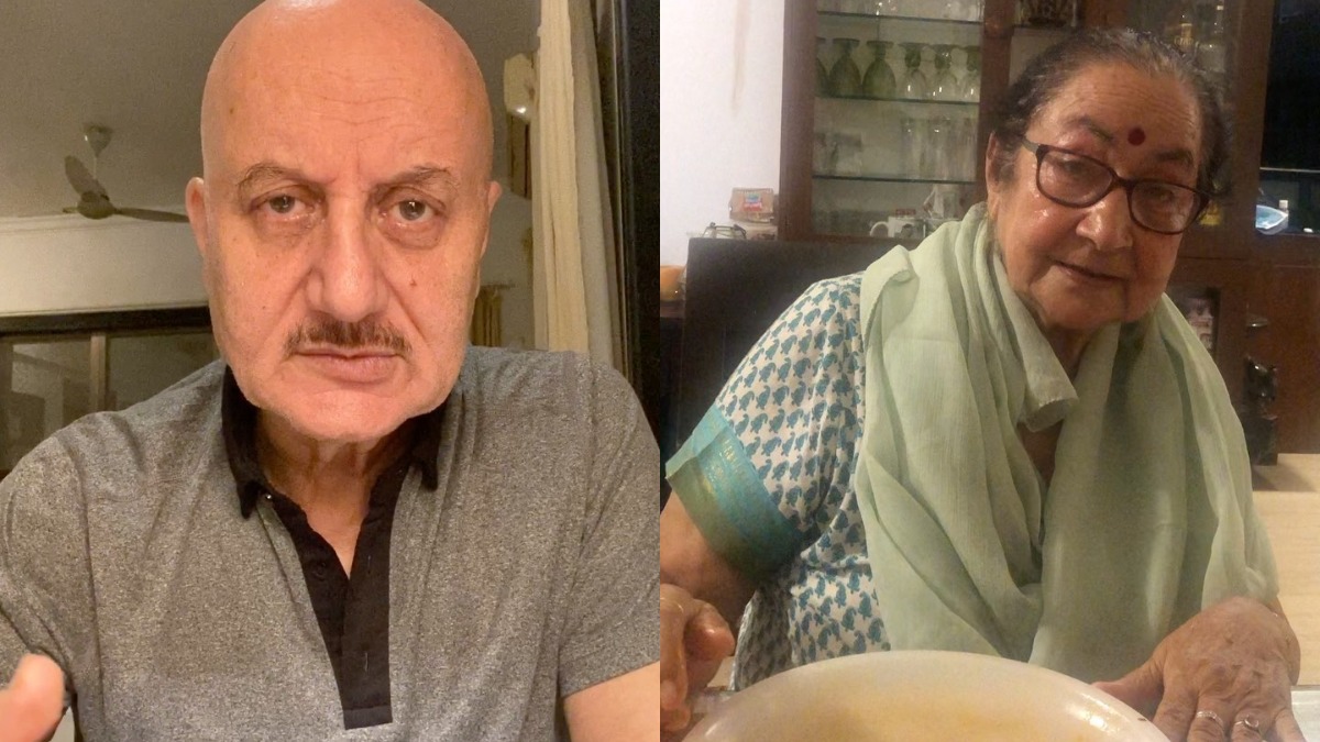 Anupam Kher updates about mother's health after testing COVID19 positive, urges fans to show love to parents