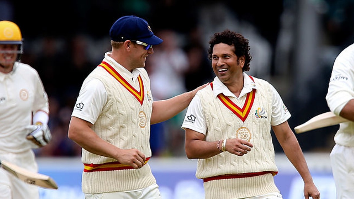 'All I was thinking was don't run him out!': Aaron Finch shares experience of batting with Sachin Tendulkar