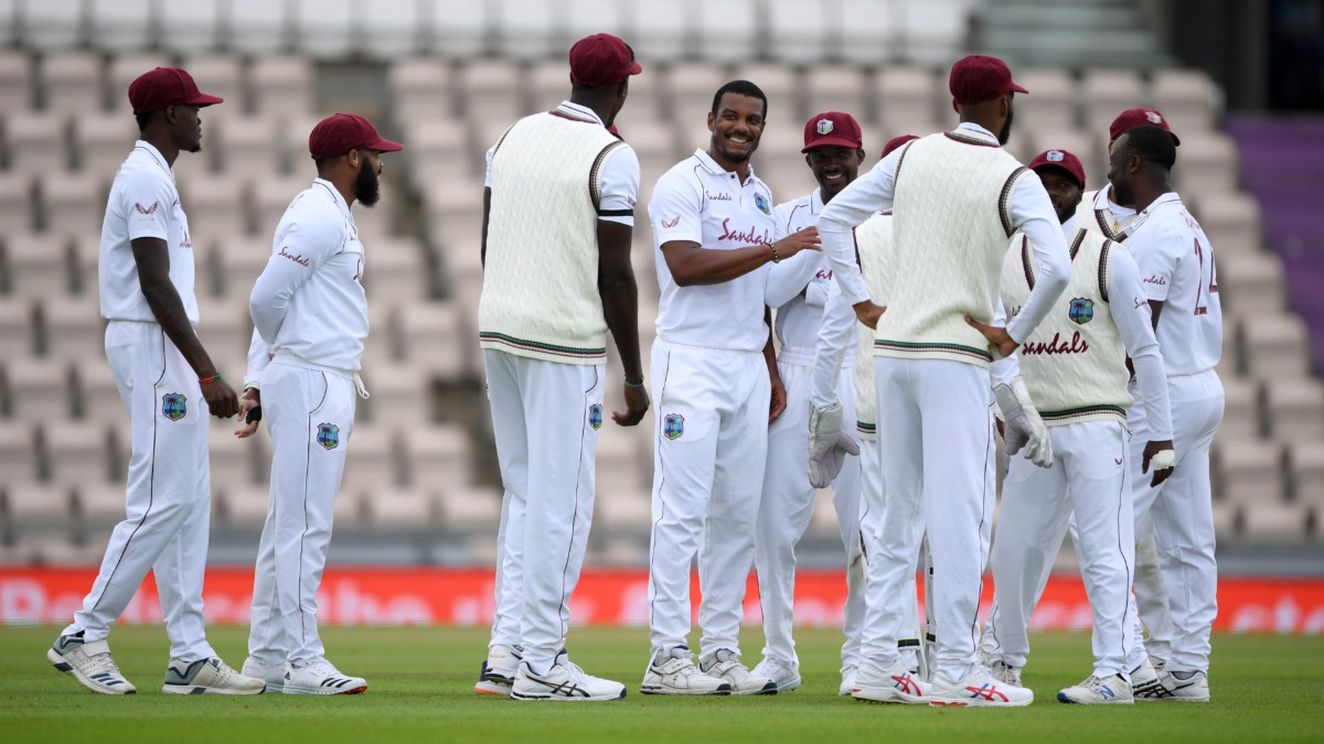 England Struggle Against West Indies As Back Sweat Replaces Saliva  