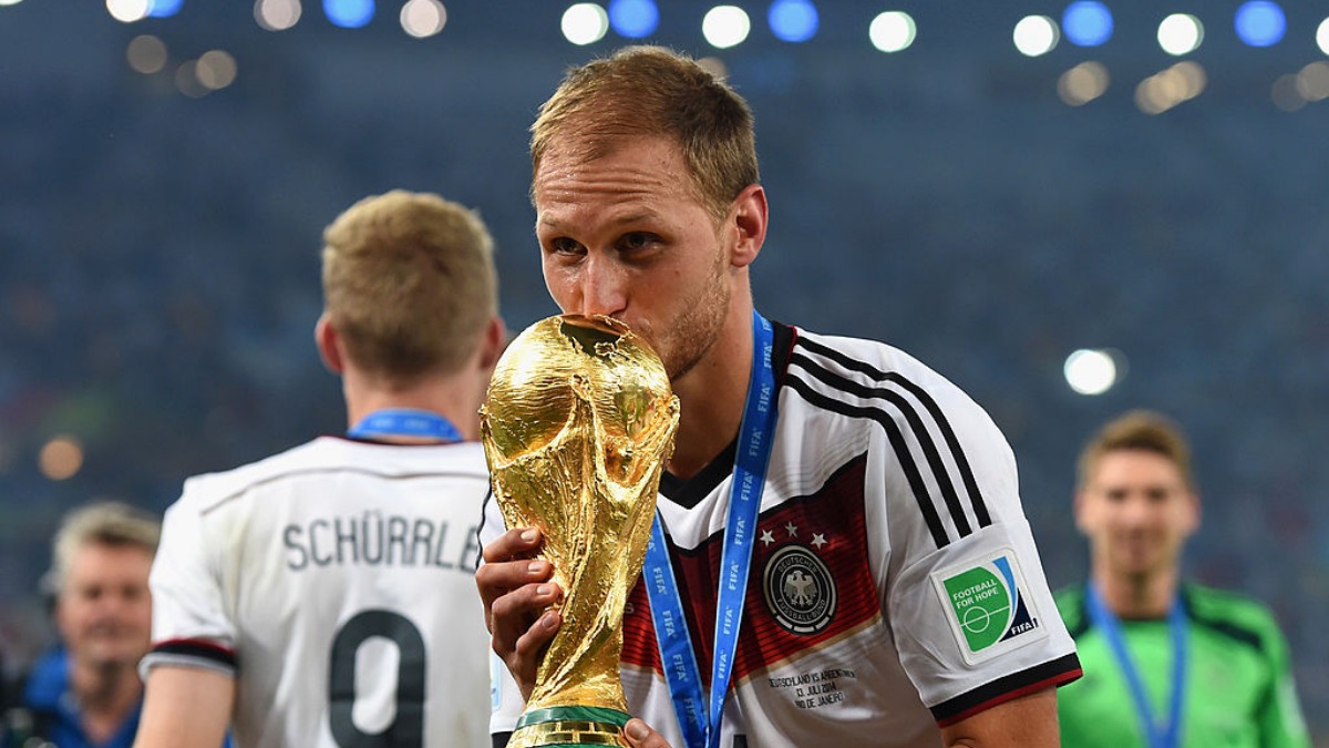 Munich, Germany. 27th July, 2021. Benedikt Höwedes (l-r