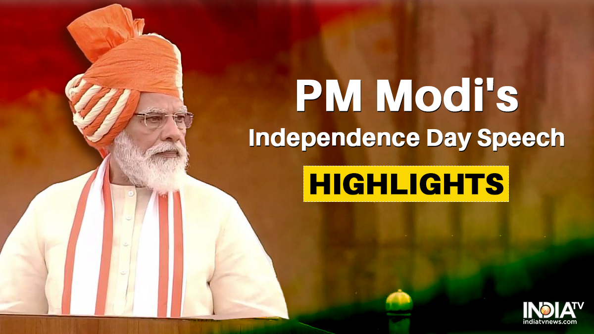 pm modi speech on independence day time