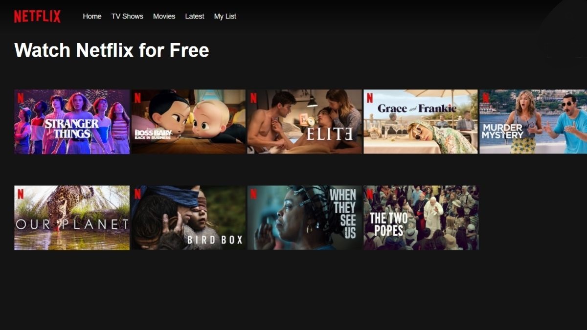 Free netflix series online new arrivals