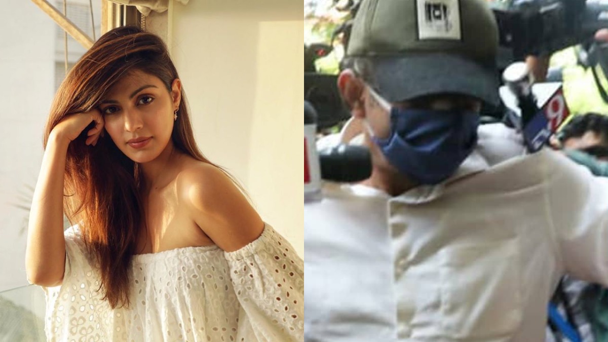 Rhea Chakraborty shares video of father Indrajit mobbed, says "There is a threat to my and family&rsquo;s life"