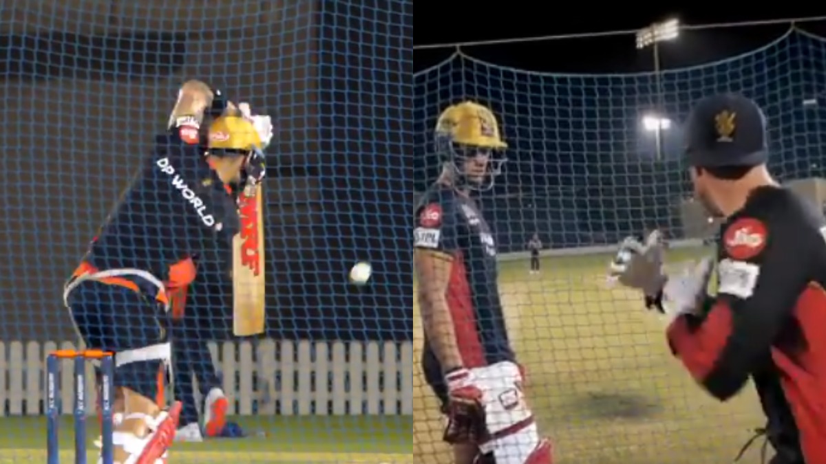 Watch: AB de Villiers turns mentor for Gurkeerat Singh, Shivam Dube; Virat Kohli faces Dale Steyn in nets