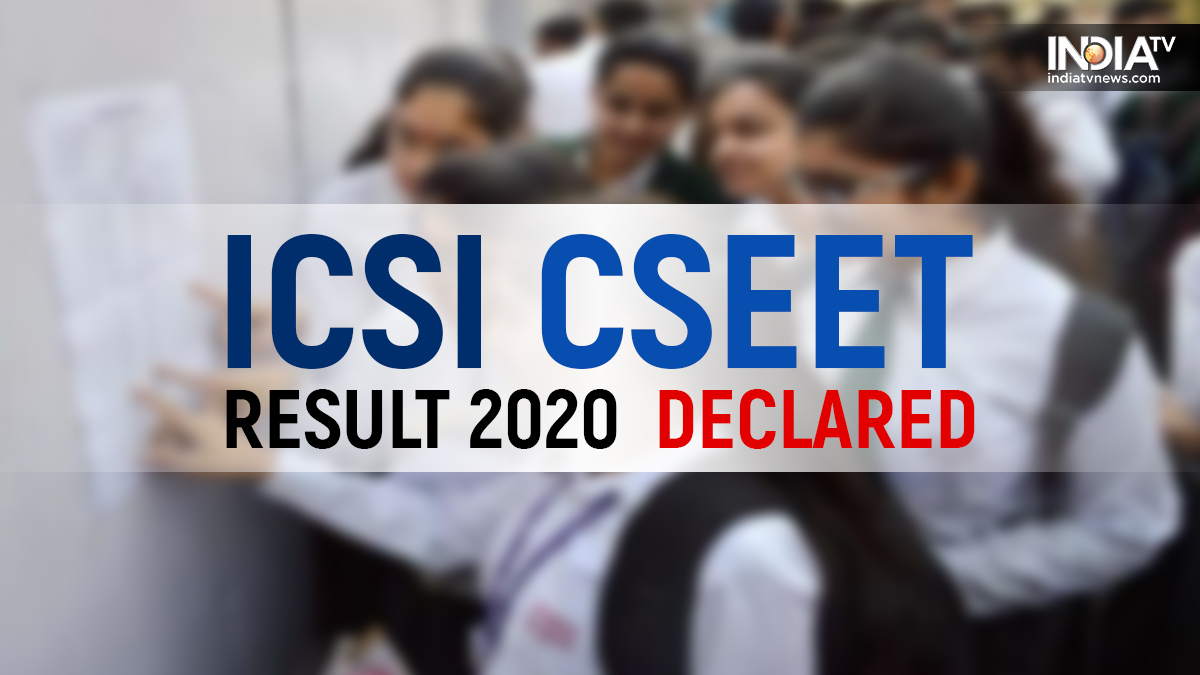 ICSI CSEET Result 2020 released icsi.edu download score online details ...