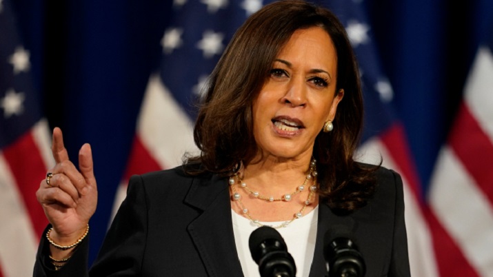 My mom would say 'beat Trump', says Kamala Harris