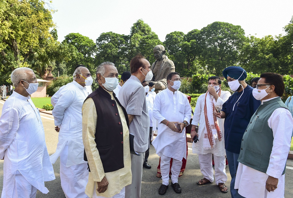 8 suspended MPs end sit-in; Opposition boycotts Rajya Sabha till '3 demands' are met