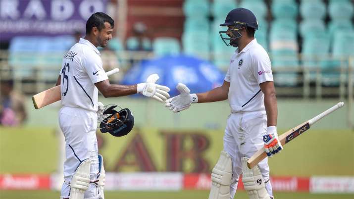 Mayank Agarwal has revealed that Rohit Sharma talked to him and helped him relax after the opener had failed to score runs in the first Test against West Indies in 2019.