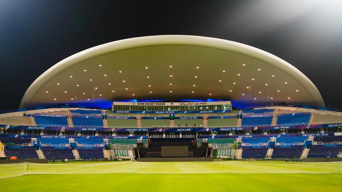 Ipl 2020 Jay Shah Shares First Pictures Of Abu Dhabi S Sheikh Zayed Cricket Stadium As Mi Csk Prepare For Opener Cricket News India Tv