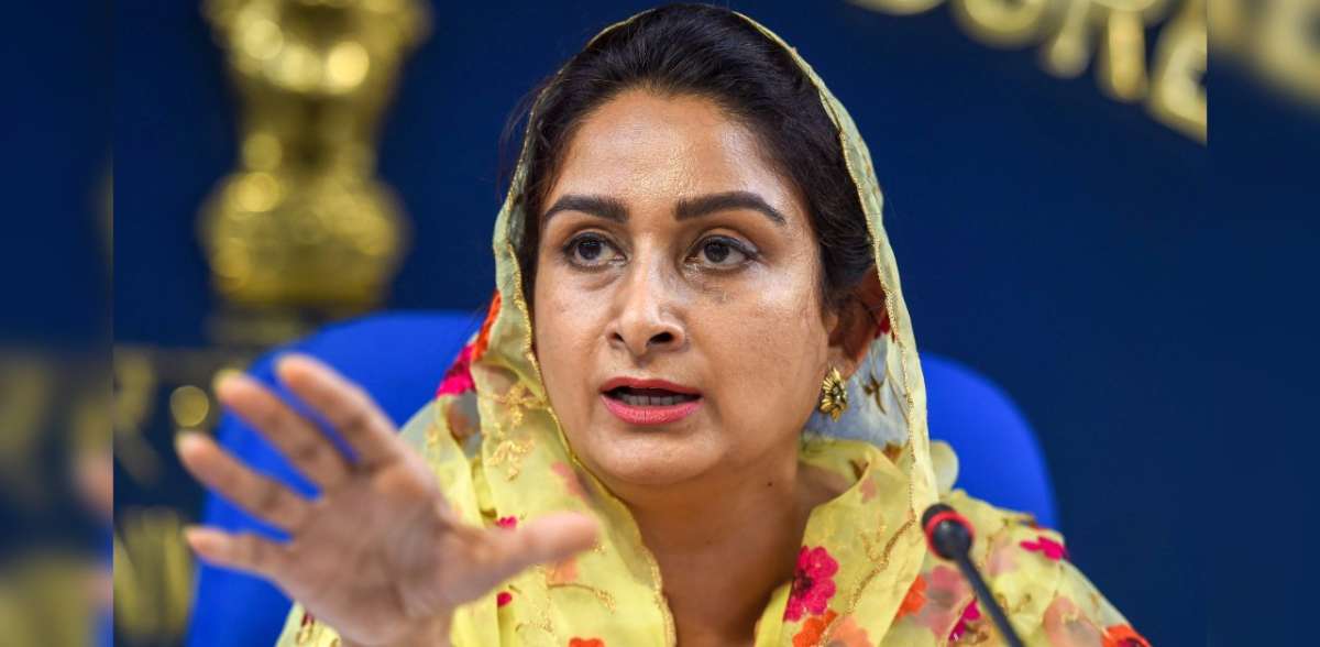 President Kovind accepts Harsimrat Kaur Badal's resignation with immediate effect