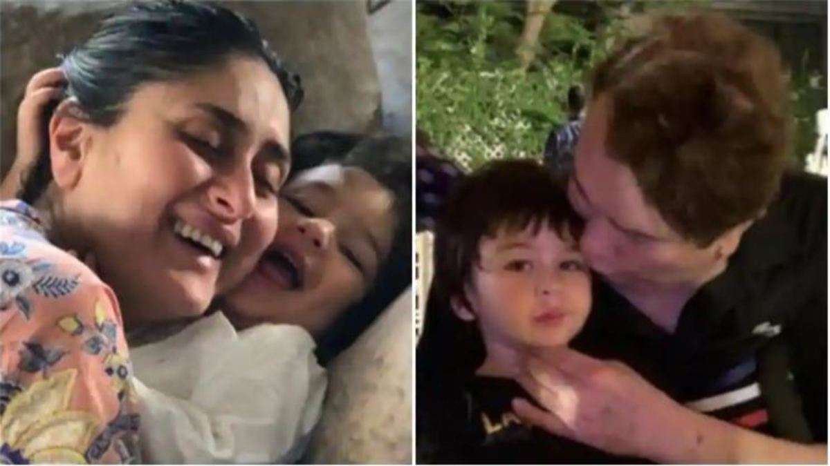 Taimur Cuddles With Mom Kareena Kapoor Khan And Grandpa Randhir Kapoor In These Unseen Pics Celebrities News India Tv taimur cuddles with mom kareena kapoor