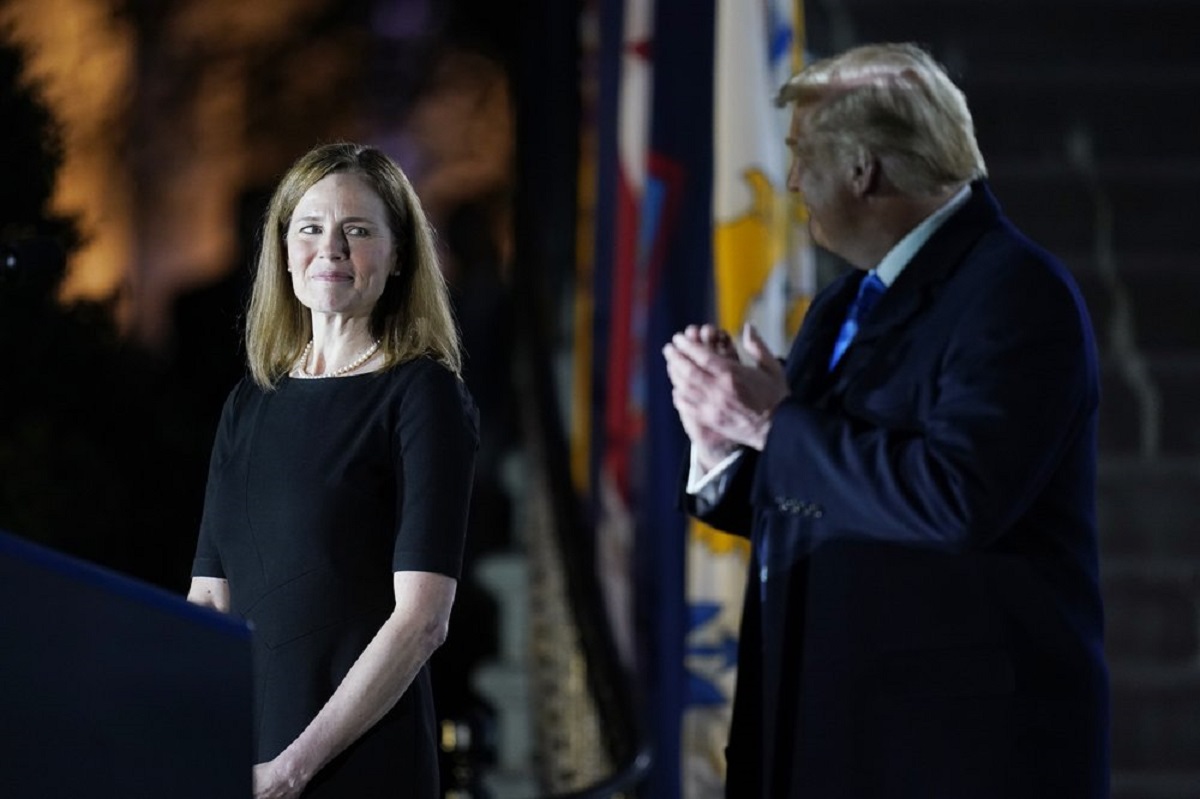 Trump’s nominee Amy Coney Barrett confirmed as Supreme Court justice in partisan vote