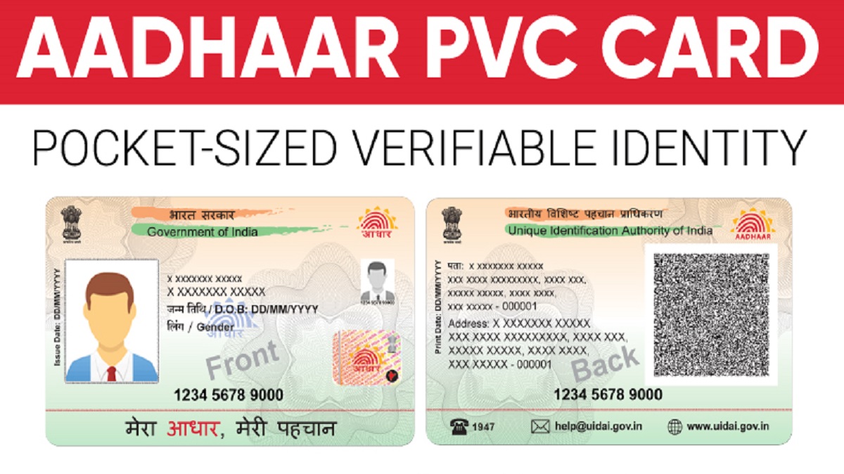 Aadhaar PVC Card online: UIDAI releases all new pocket-sized Aadhaar PVC  card. How to apply online | Business News – India TV
