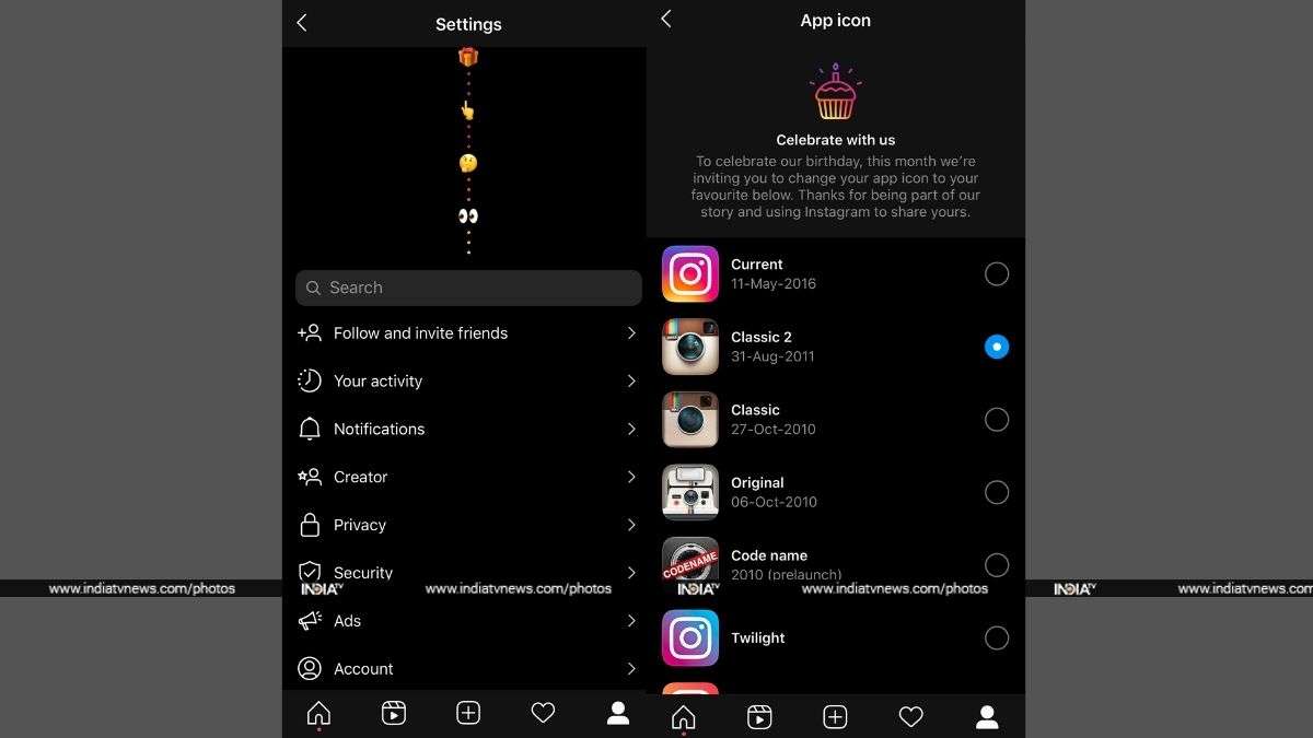 This Instagram Trick Will Let You Change Instagram Logo How To Do So Apps News India Tv