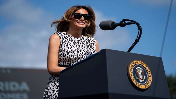 US Election 2020: Melania Trump makes rare joint rally appearance