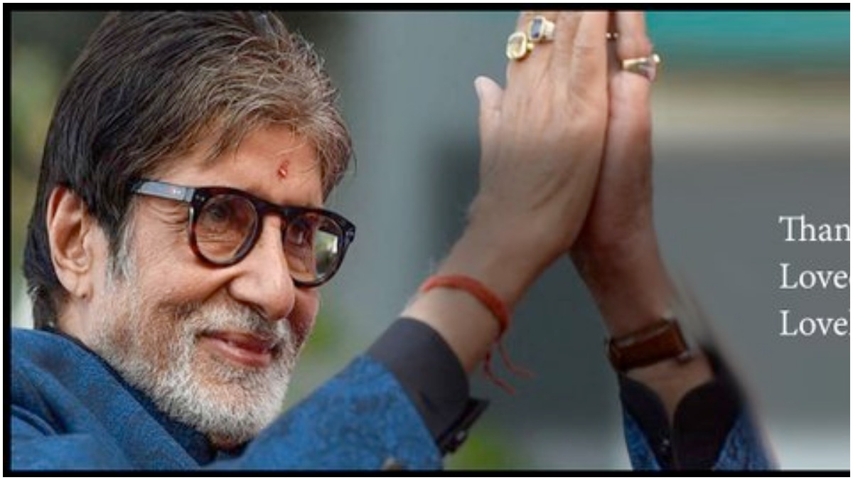 Amitabh Bachchan thanks fans for birthday wishes: Your generosity and love be the greatest gift for me