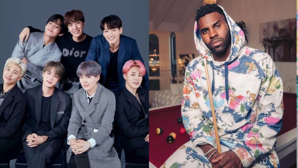 Bts Army Slams Jason Derulo For Excluding K Pop Band In Savage Love Remix Success Party Post Celebrities News India Tv - bts savage love remix roblox id