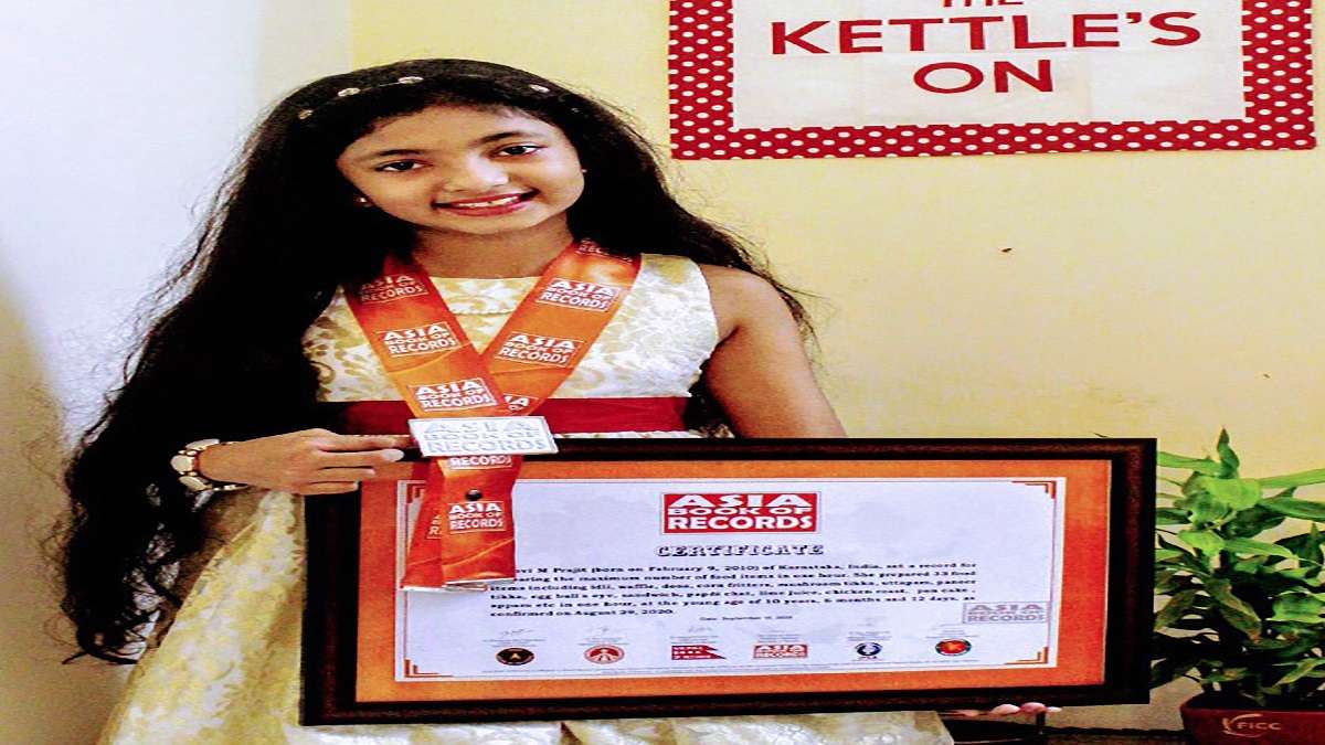 10-year-old Kerala girl makes into record books by cooking 33 dishes in an hour