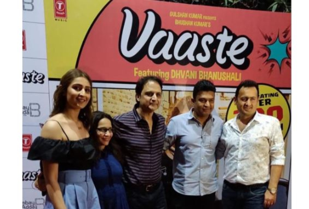 Dhvani Bhanushali s popular song Vaaste crosses 1 billion mark