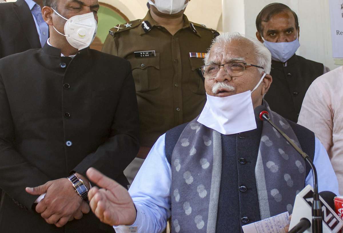 Farmers' protest has Khalistani link: Haryana CM