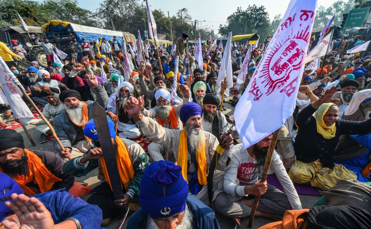 BJP alleges Khalistani agenda behind farmers' protests, says Kejriwal 'notified new farm laws in November'