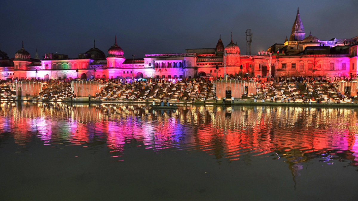 Ayodhya Deepotsav 5.51 lakh earthen lamps to illuminate city on Diwali