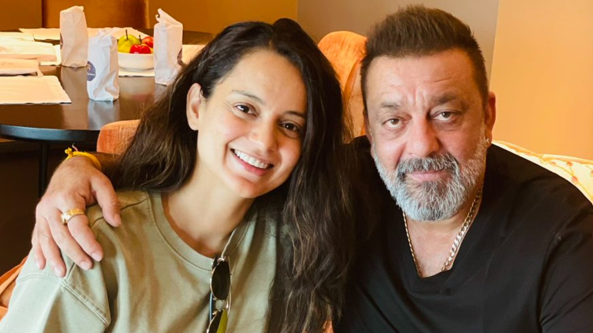 Kangana Ranaut Checks Up On Sanjay Dutt S Health As They Stay In Same Hotel Says Looks Even More Handsome Celebrities News India Tv