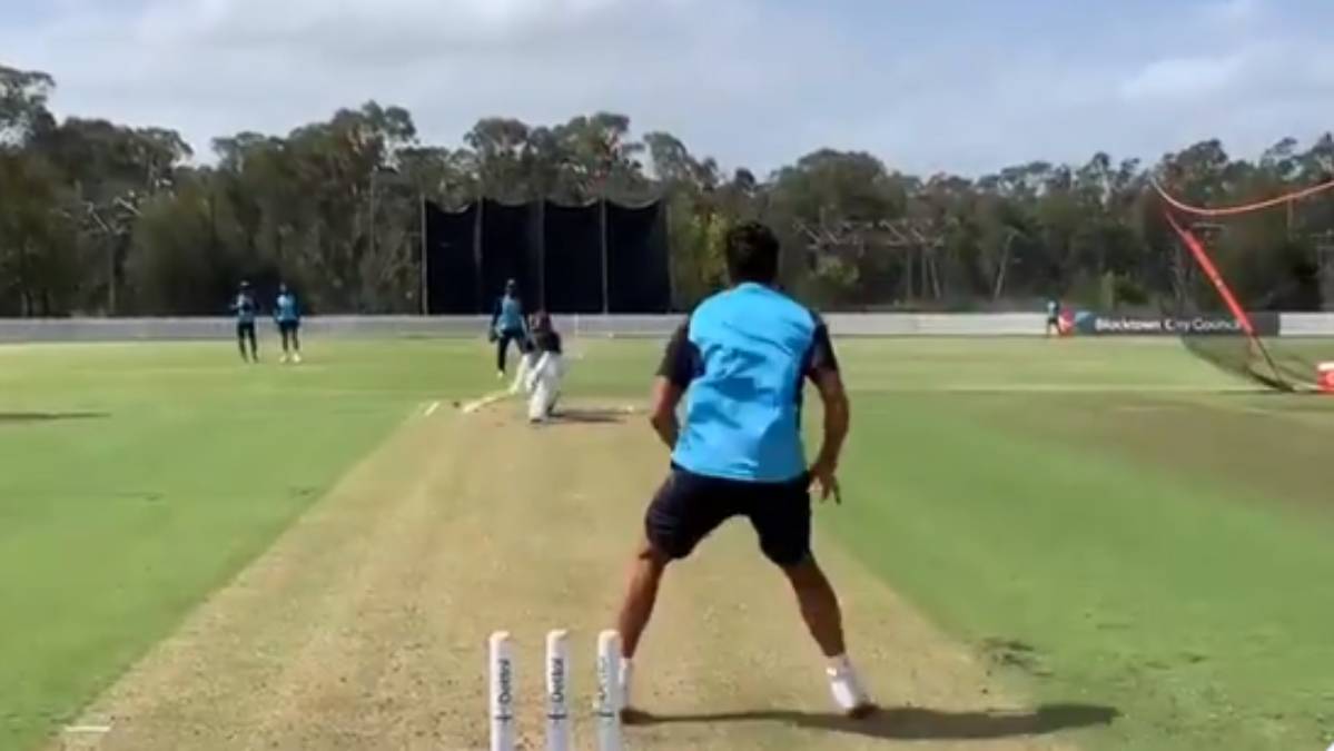 Australia vs India: Watch KL Rahul in full swing facing pink ball in training