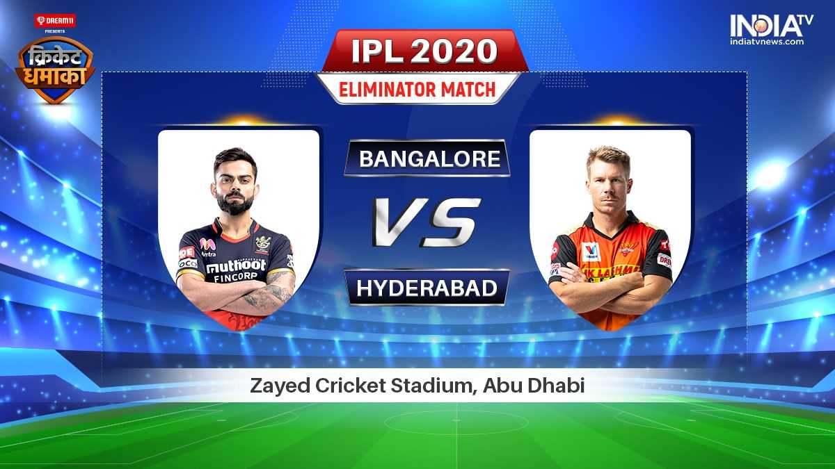 SRH vs RCB How to watch IPL 2020 Eliminator Streaming on Hotstar, Star Sports and JioTV Cricket News