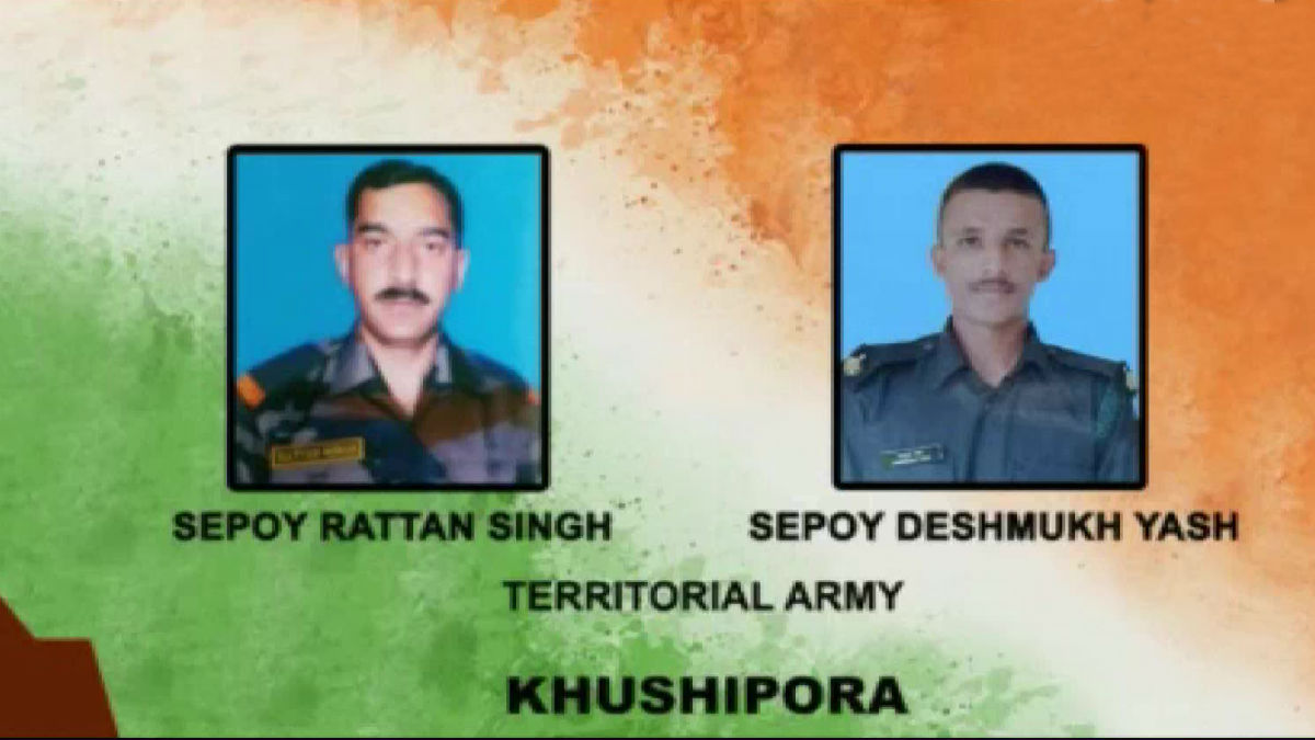 Srinagar terrorist attack Indian Army tribute soldiers killed Sepoy ...