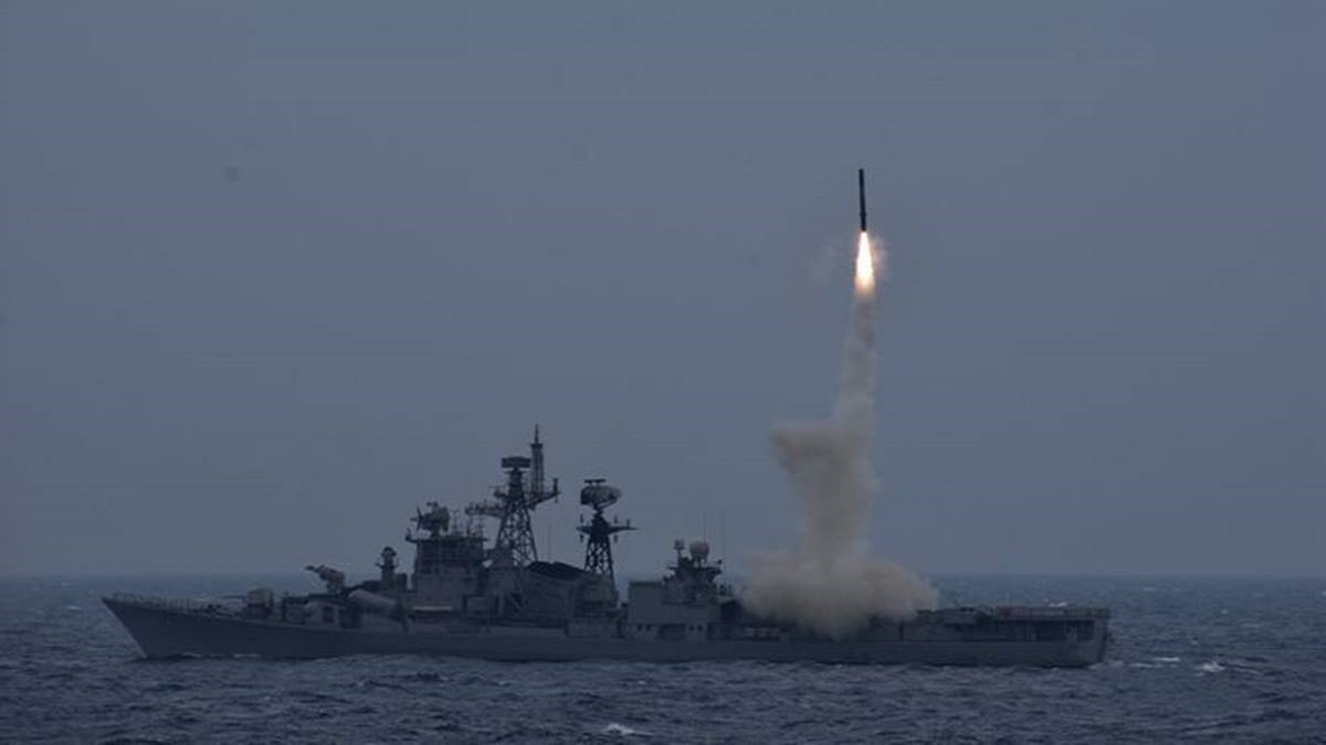 Indian Navy successfully test-fires naval version of BrahMos missile