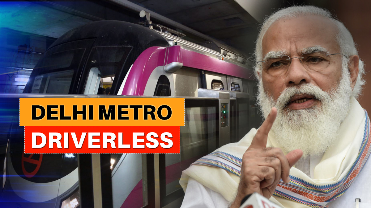 Driverless train operations inauguration live updates Delhi Metro PM Narendra Modi | India News – India TV