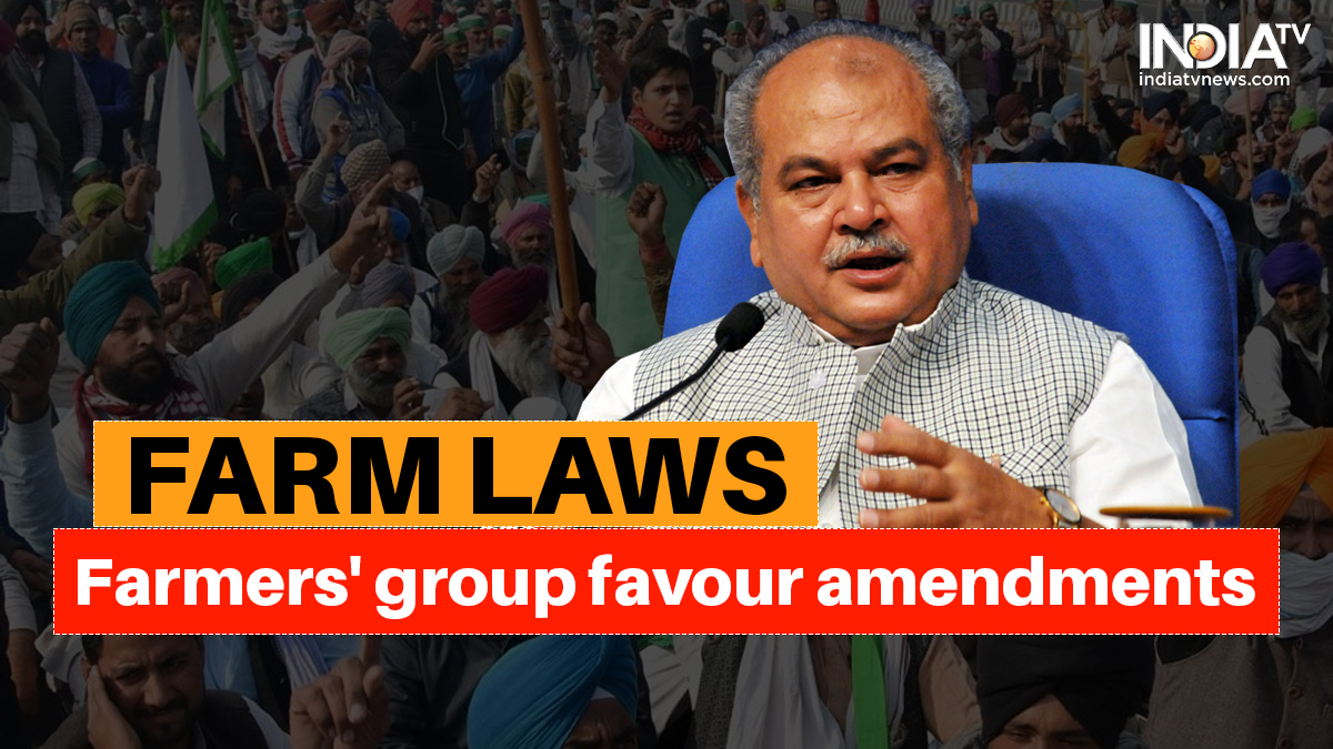 Farmers' group meet Narendra Singh Tomar; seek amendments, not repeal of farm laws