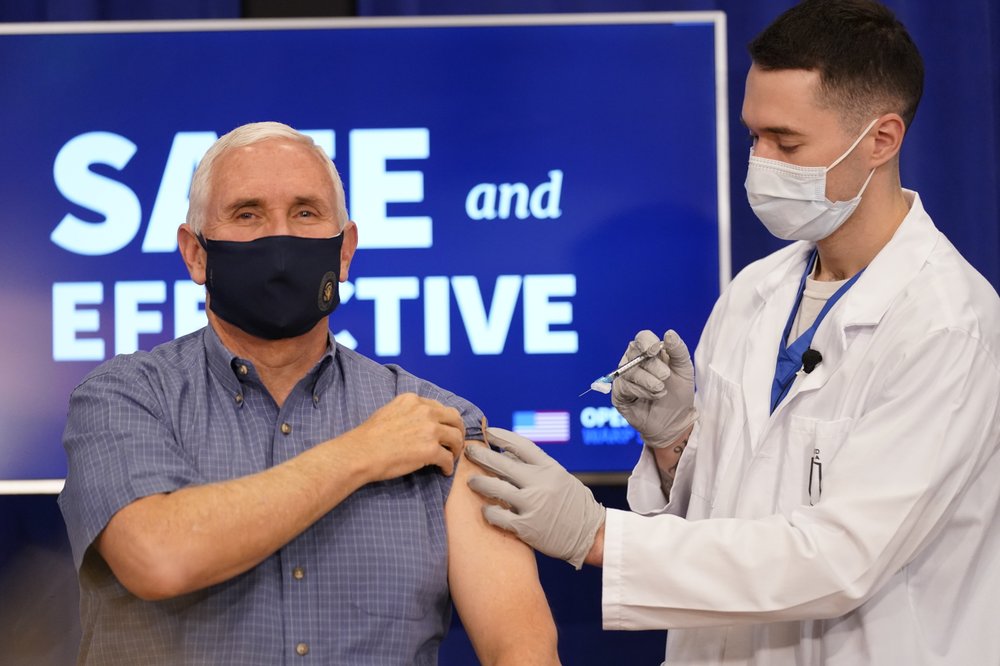 ...beginning of end of coronavirus, says US Vice President as he takes COVID-19 vaccine shot