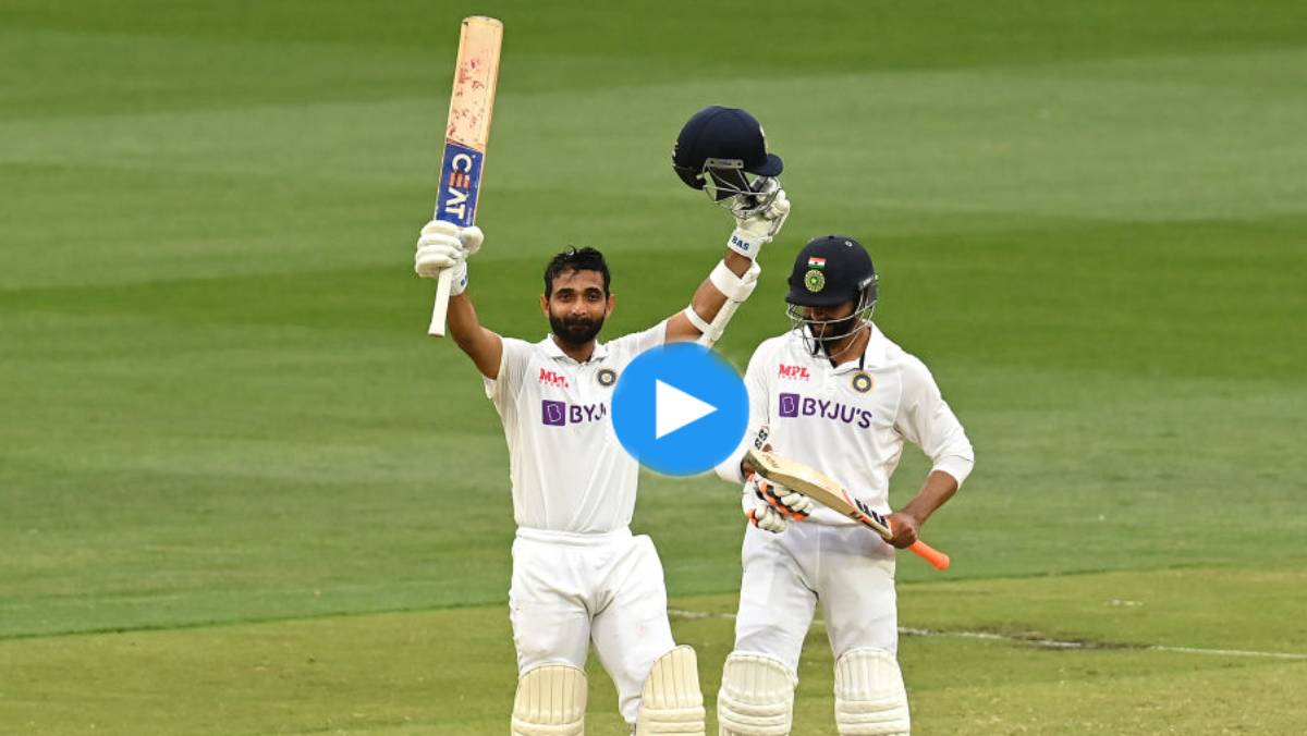 AUS vs IND 2nd Test: Watch Ajinkya Rahane hit beautiful square cut to reach 12th Test ton