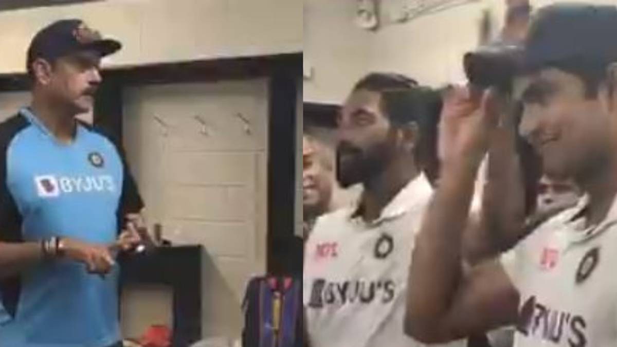 Watch: Ravi Shastri's dressing room speech after India's historic series win in Australia