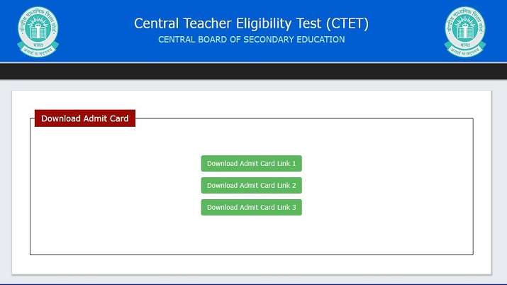 CTET Admit Card 2021 released ctet.nic.in CBSE CTET exam hall ticket  download | Education News – India TV