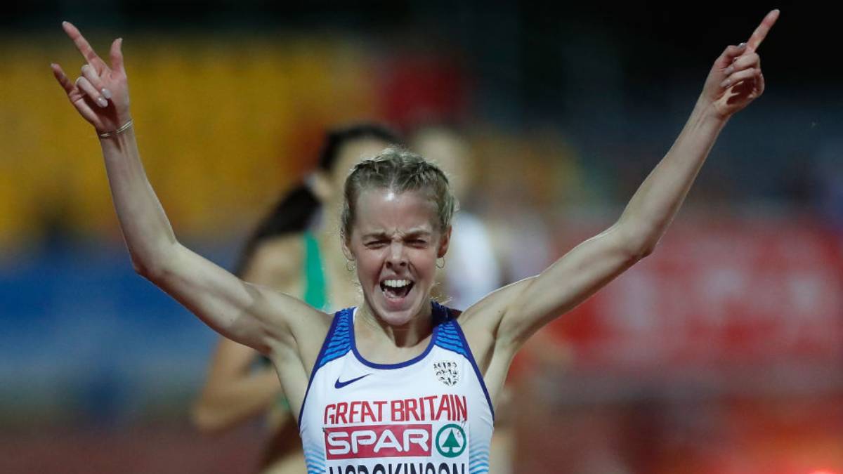 Exquisite Keely Hodgkinson Breaks Long-standing Indoor 800m World Record Moment Digital Art Exquisite Keely Hodgkinson Breaks Long-standing Indoor 800m World Record Moment Digital Art