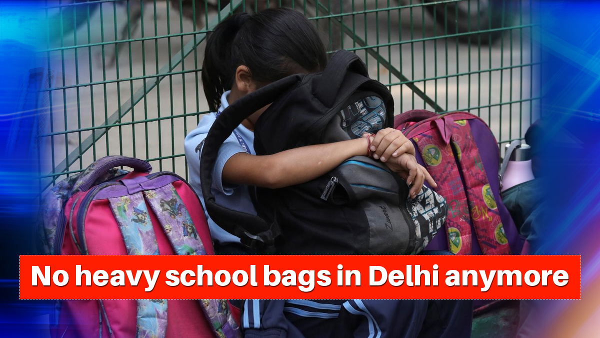 Delhi govt asks schools to implement new School Bag Policy, weight limits prescribed | Details