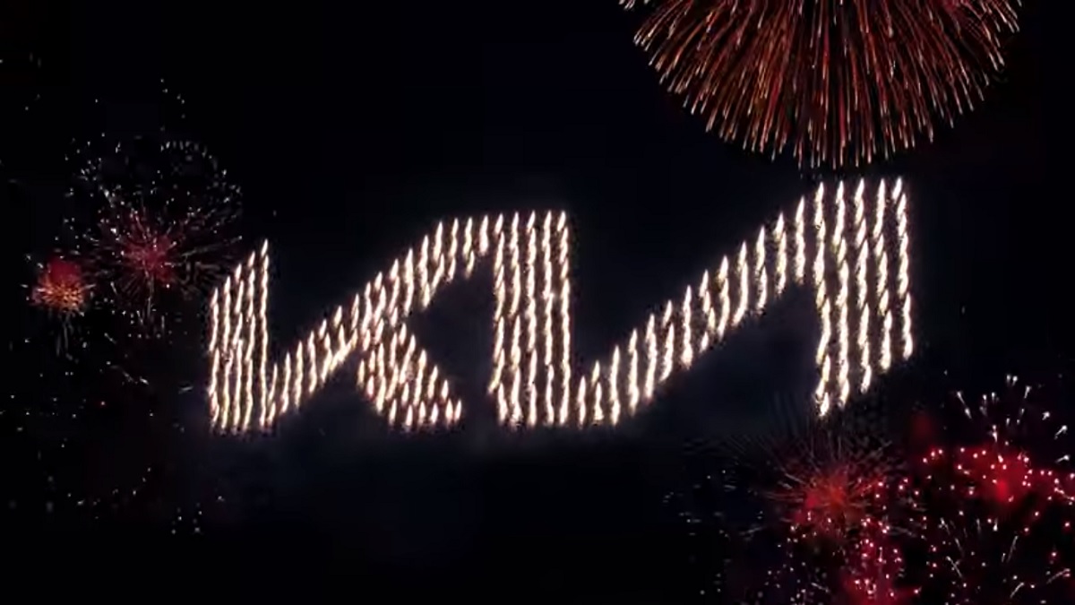 Kia Motors unveils new logo, brand slogan with record breaking drone light show | Watch