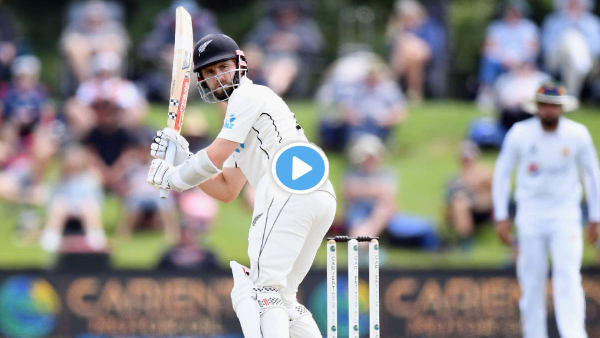 Watch: Kane Williamson hits first double century of 2021 against Pakistan