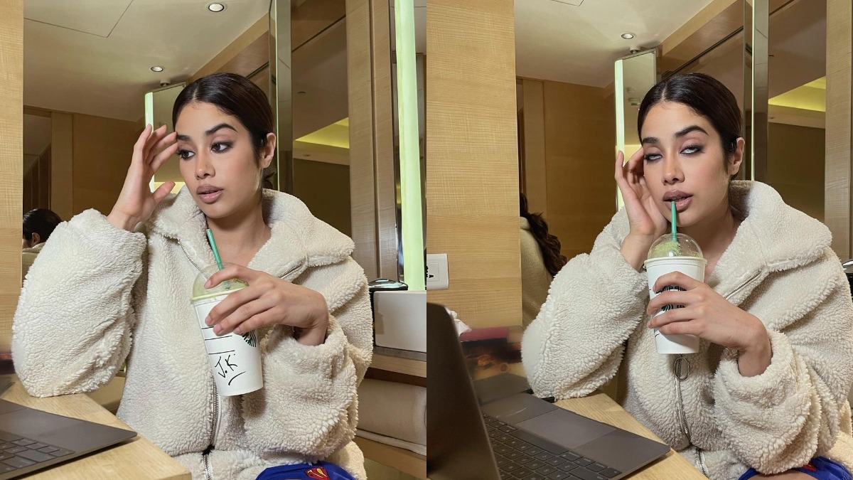 'Work from home' seems to be no 'FUN' for Janhvi Kapoor