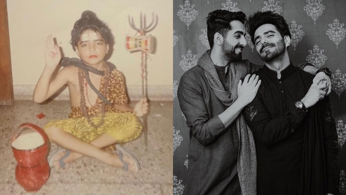 Aparshakti Khurana posts pic dressed as Lord Shiv in flip-flops; Ayushmann calls him chappal wale bhagwan