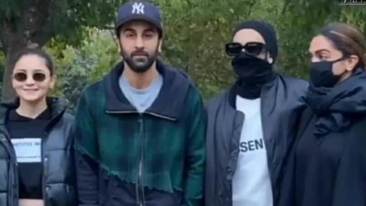 Ranbir-Alia get clicked with Ranveer-Deepika on Ranthambore trip. Pic goes  viral | Celebrities News – India TV