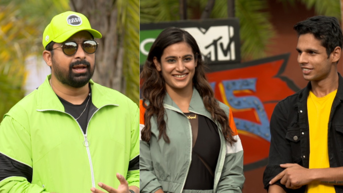 Roadies Revolution Ex Roadies Aman and Arushi make surprise appearance in Rannvijay Singha s show India TV