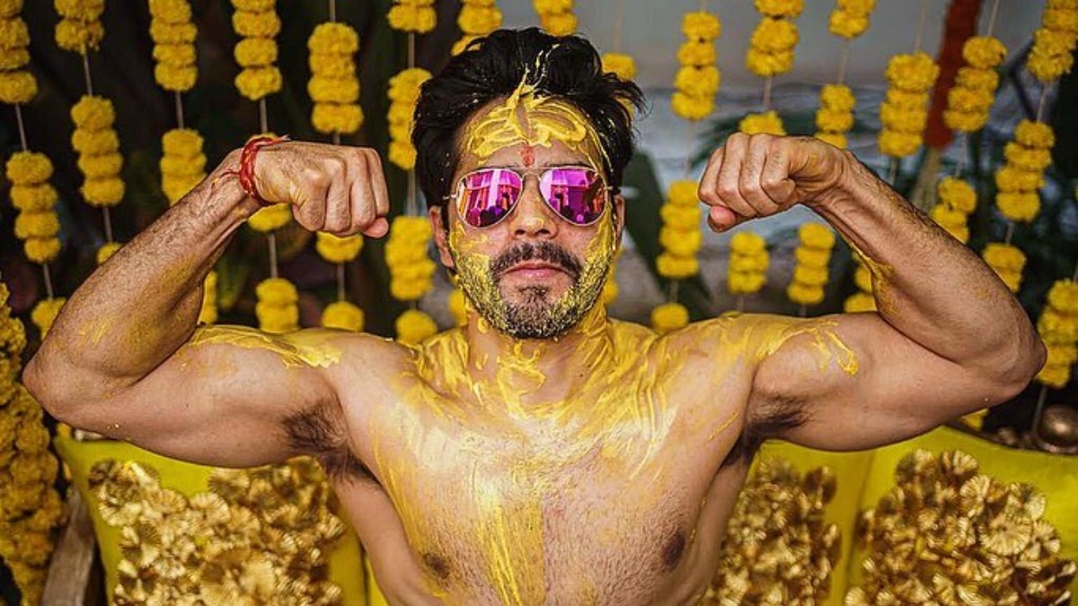 Varun Dhawan's 'Haldi done right'; check inside pics