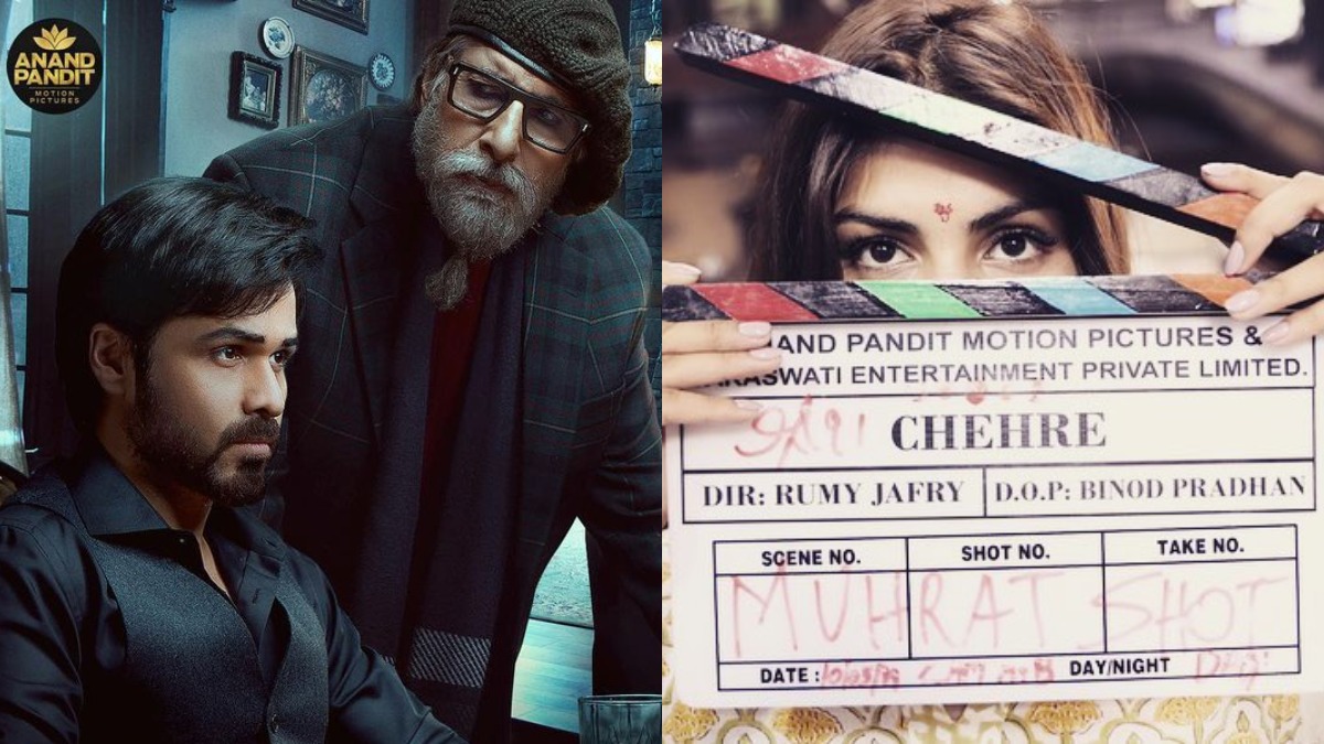 Chehre poster out: Amitabh Bachchan, Emraan Hashmi starrer to release on  April 30; where is Rhea Chakraborty? | Celebrities News – India TV