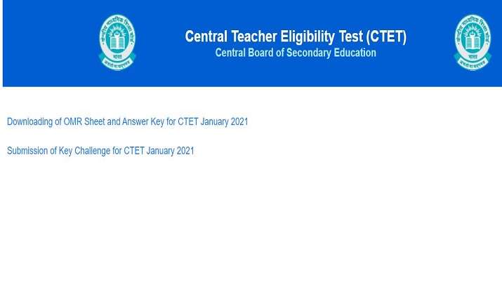 CTET Answer Key 2021 released. Direct link to download